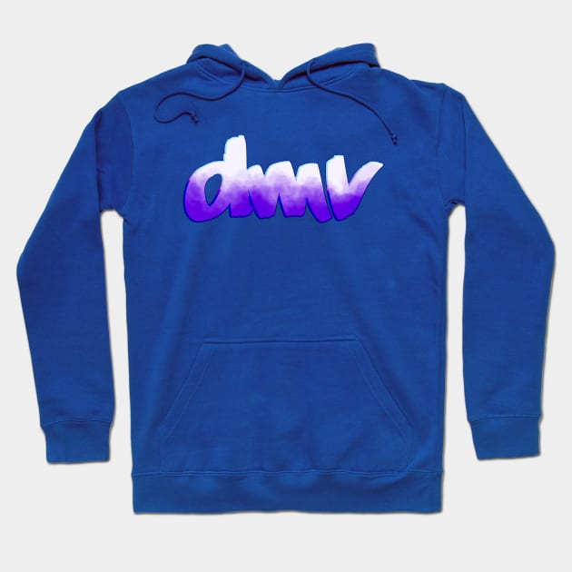 dmv Sunset Purple Hoodie by kmtnewsman